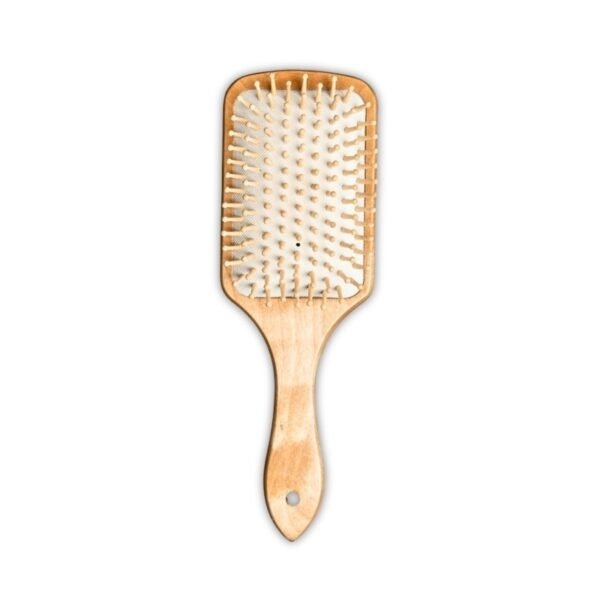 Eco-Dual Bamboo-Teak Light Paddle hairbrush | Large