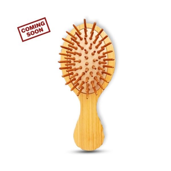 Bamboo Kids Hair Brush Oval Shape