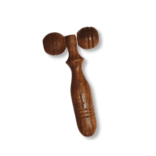 Acupressure Ball Massager Wooden Face Massager, Roller Massager