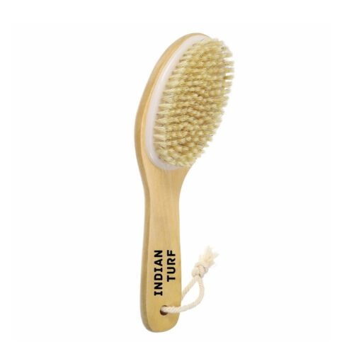 Curved Handle Dry body Scrubber Brush